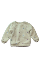 Purebaby Jumper, Cream w Multi flowers, 3