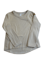 HUX Long-Sleeve T-Shirt, Beige and White, 3