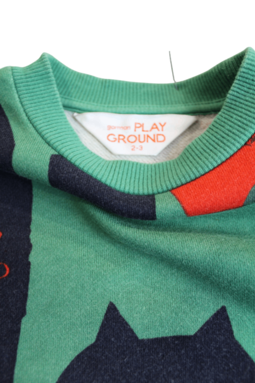 Gorman Playground Jumper, Green, 2-3
