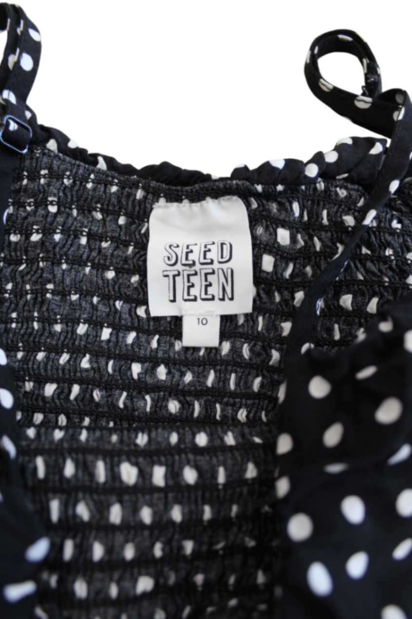 Seed Tank Top, Black and White, 10