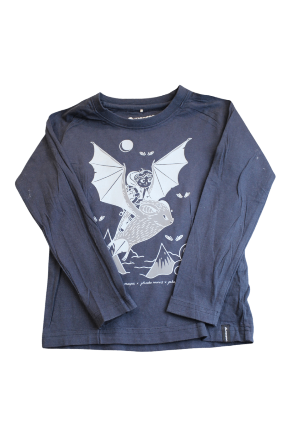 Macpac Long-Sleeve T-Shirt, Navy Blue, 3