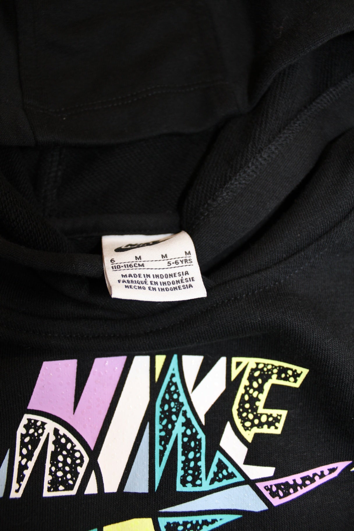 Nike Hoodie, Black, 5-6