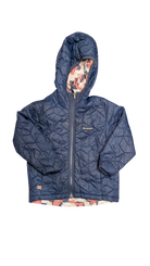 Macpac Puffer Jacket, Navy Blue, 3