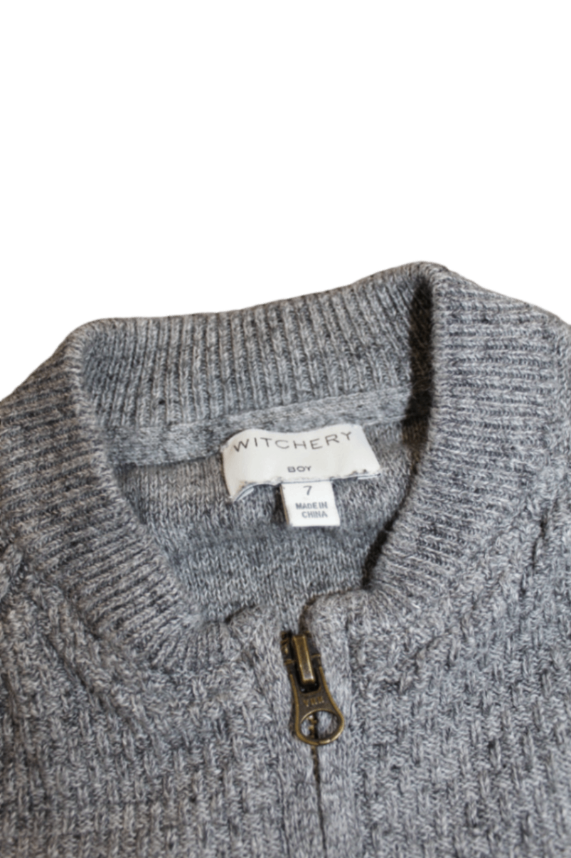 Witchery Cardigan, Grey, 7