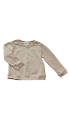 The Little White Company Jumper, Pink w Strawberries, 1-2Y