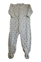 Nature Baby Boilersuit, Cream with blue floral print, 0