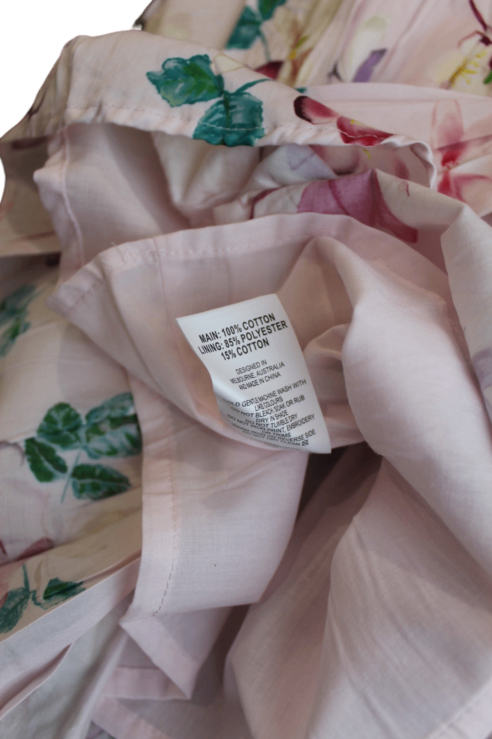 Origami Dress, Pink floral, 2