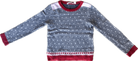Country Road Jumper, Grey, white and red, 8