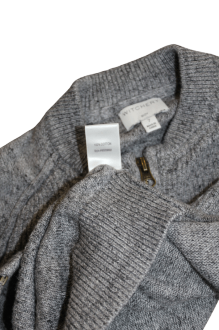 Witchery Cardigan, Grey, 7
