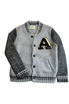 Scotch Shrunk Cardigan, Grey and charcoal, 7