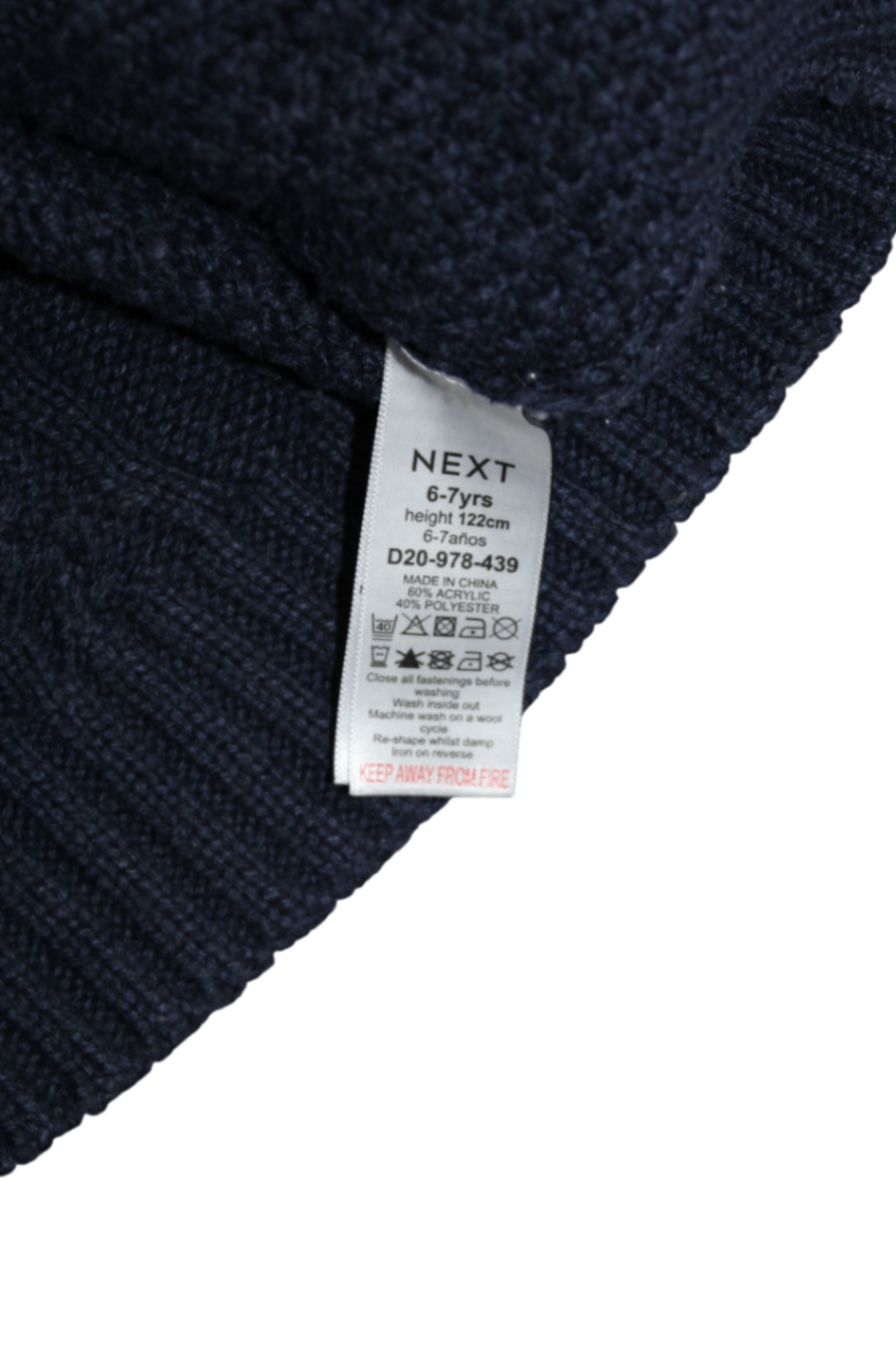 NEXT Cardigan, Navy Blue, 6-7