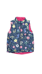 Target Puffer Vest, Navy w Multi Floral, 7