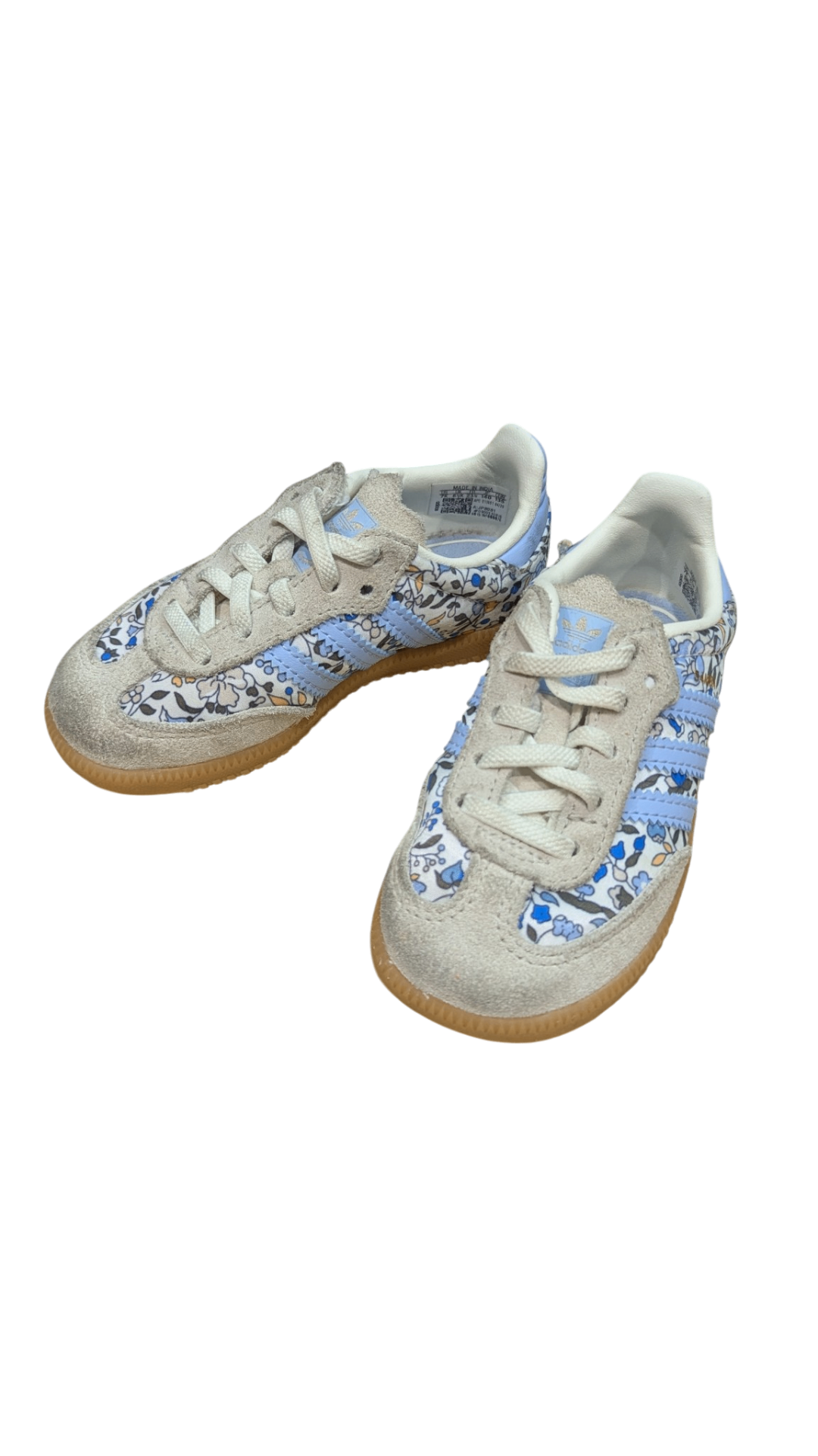 adidas Shoes, Cream, light blue and white, US 7/EUR 23.5