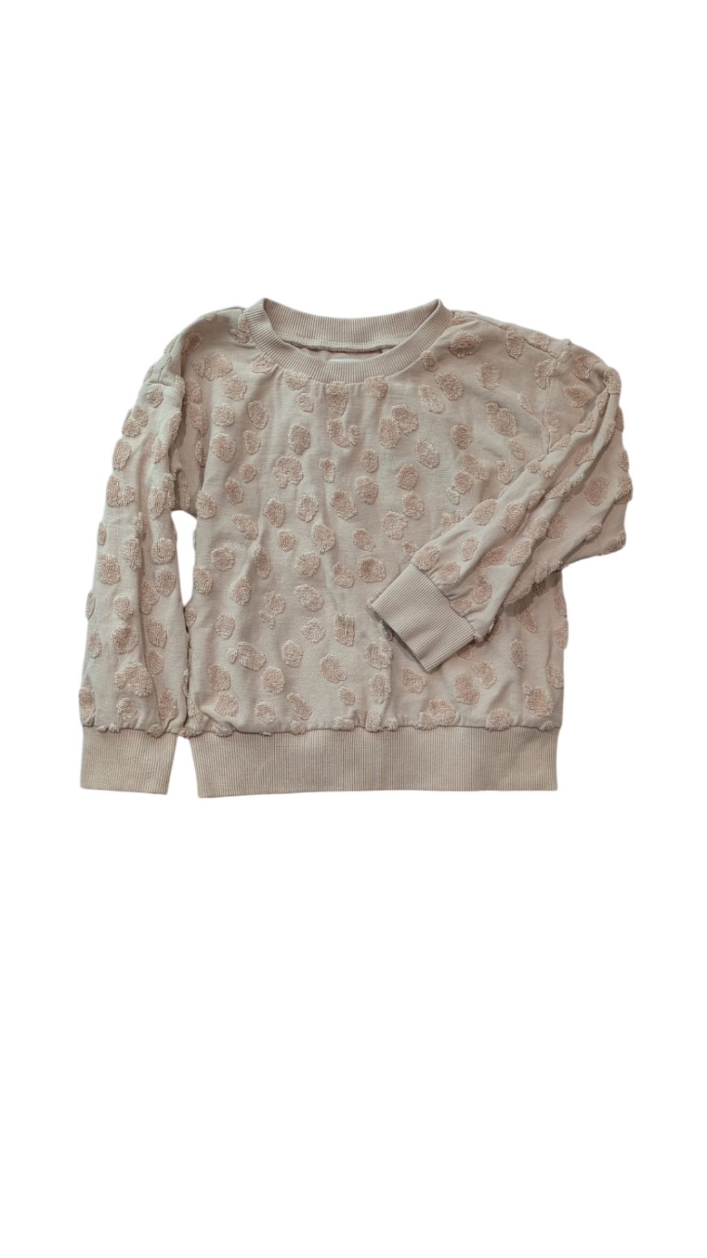 Hux Jumper, Spotty Dusty Pink, 3