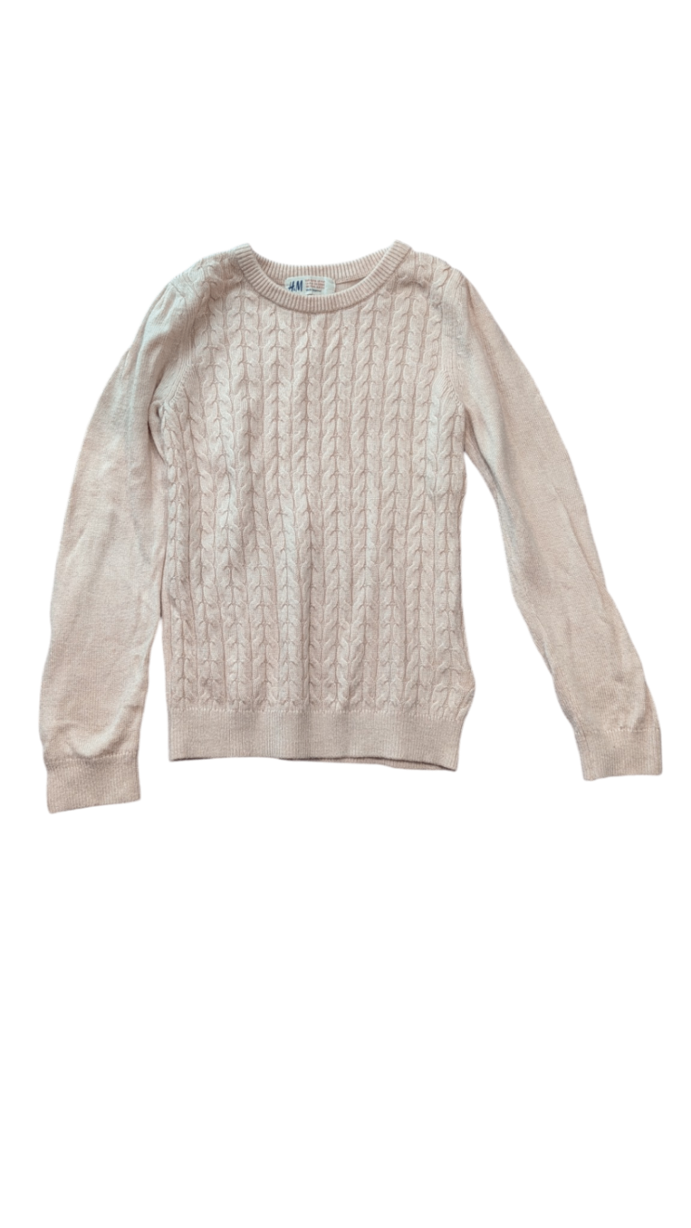 H&M Jumper, Light Pink, 4-6Y