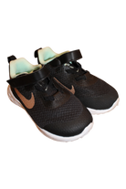 Nike Shoes, Black with copper-gold accents and white soles, US 9/EUR 26