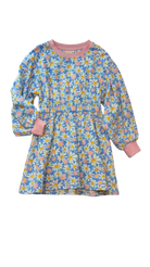 Goldie & Ace Dress, Blue w Multi Floral, 5