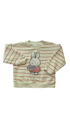 Kyndbaby Jumper, Miffy w Cream Coral Stripes, 2
