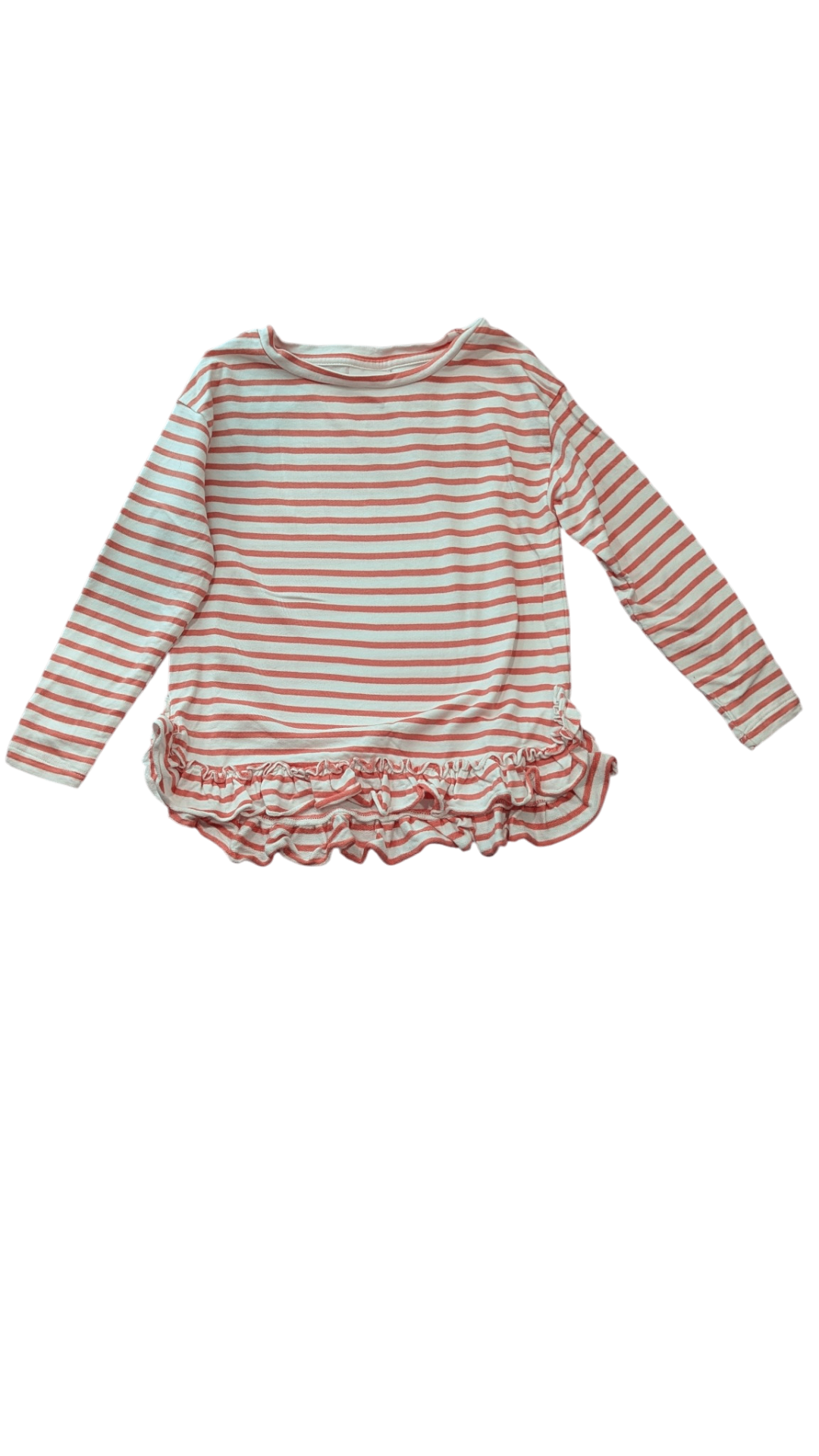 Seed Long-Sleeve T-Shirt, White Coral Stripes, 5