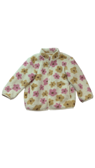 Uniqlo Jacket, Cream w Pink Tan Flowers, 2