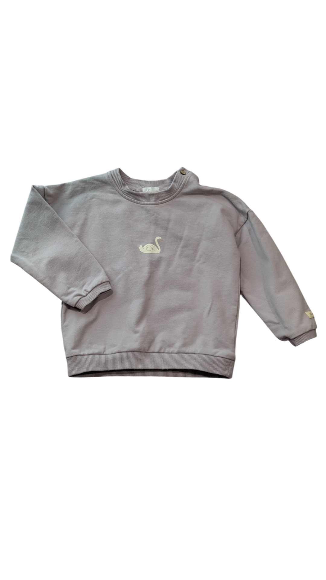 Jamie Kay Jumper, Dusty Purple w Swan, 2