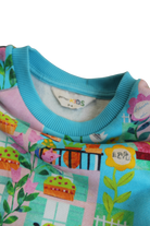 Gorman Kids Dress, Turquoise Multicolour, 3-4