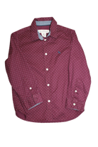H&M Shirt, Burgundy, 6-7