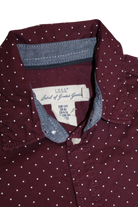 H&M Shirt, Burgundy, 6-7