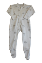 Purebaby Jumpsuit, White, 00