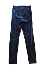 John Lewis Leggings, Navy blue with multicolour sparkles, 11