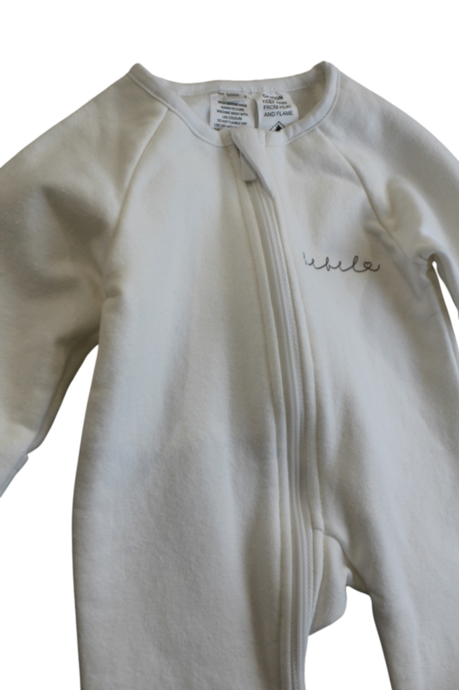 Bebelo baby Jumpsuit, White, 0000