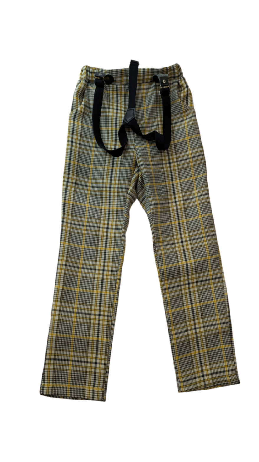 Unknown Pants, Yellow, black, white, 6-7