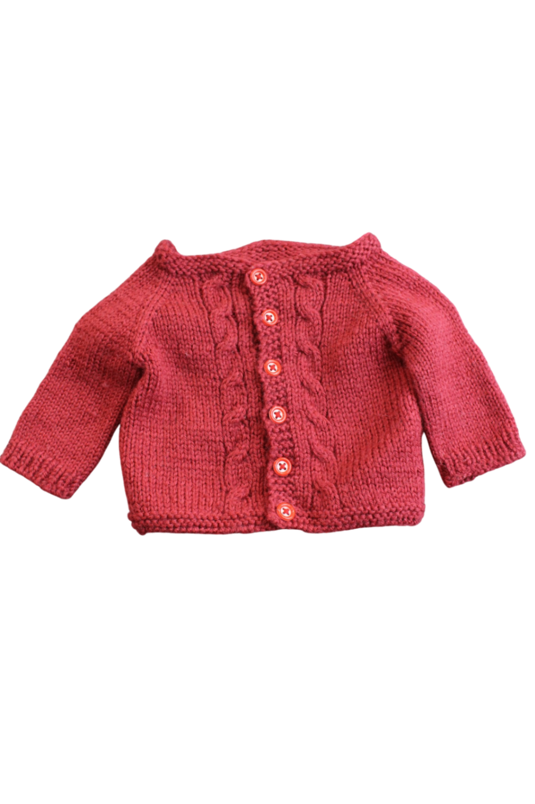 Handknit Knitwear, Red, 0000