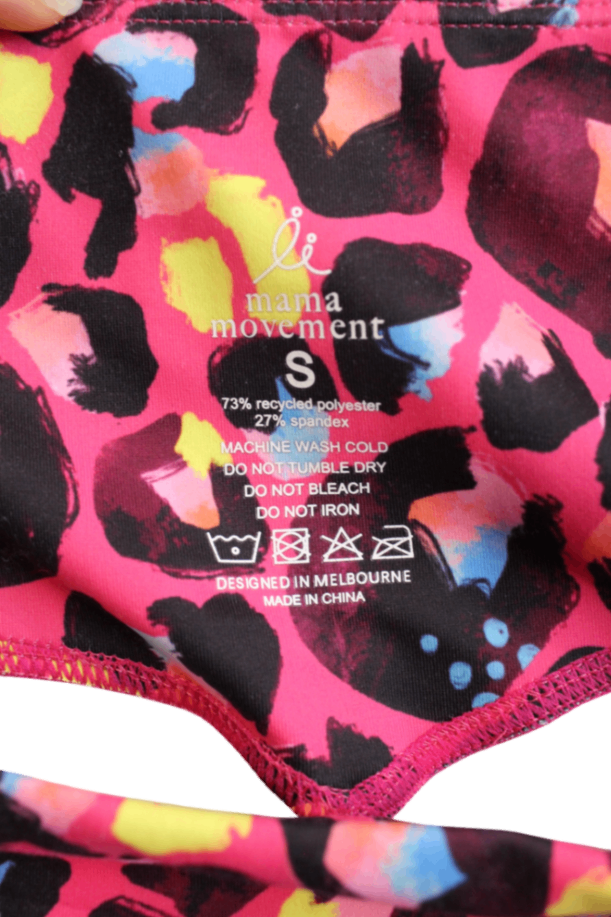 Mama Movement Maternity Leggings, Pink, Small/10