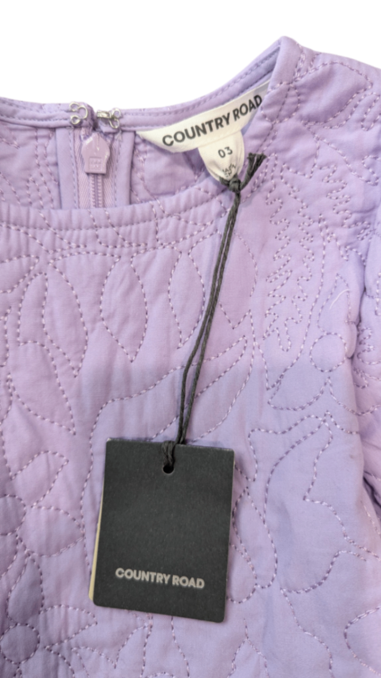 Country Road Dress, Lilac, 3