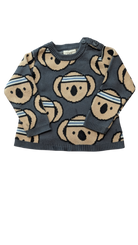 HUX Jumper, Dark Grey and Beige, 2