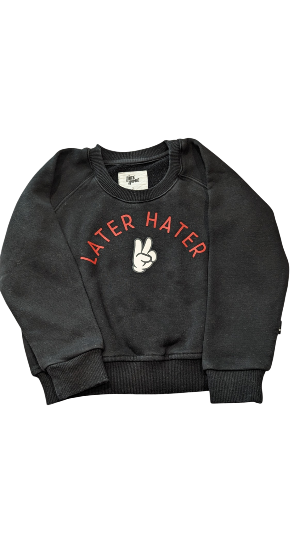 Little Homie Jumper, Black, 2