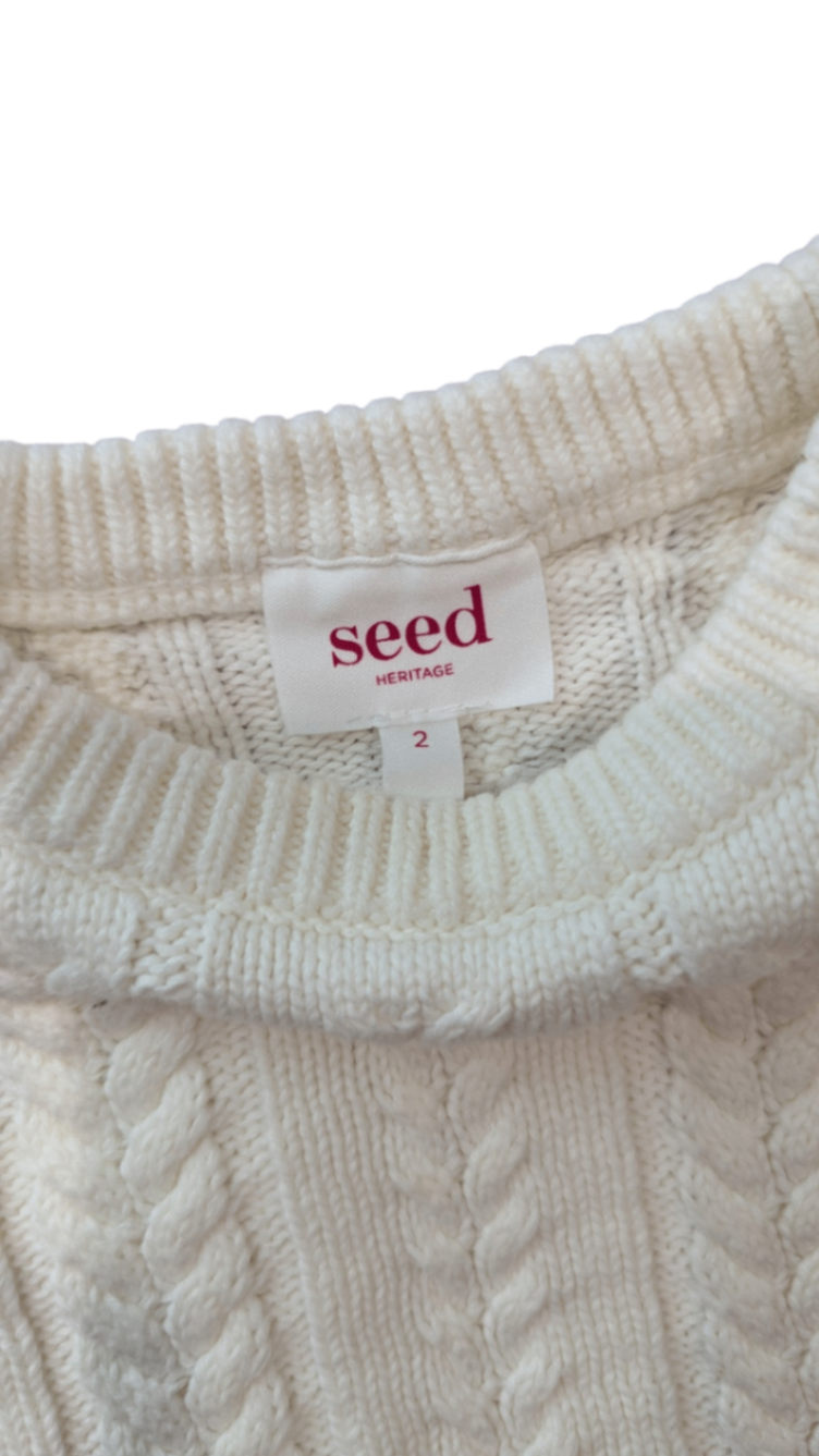 Seed Heritage Jumper, Cream, 2
