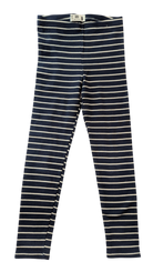 Leggings, Navy and White, 8