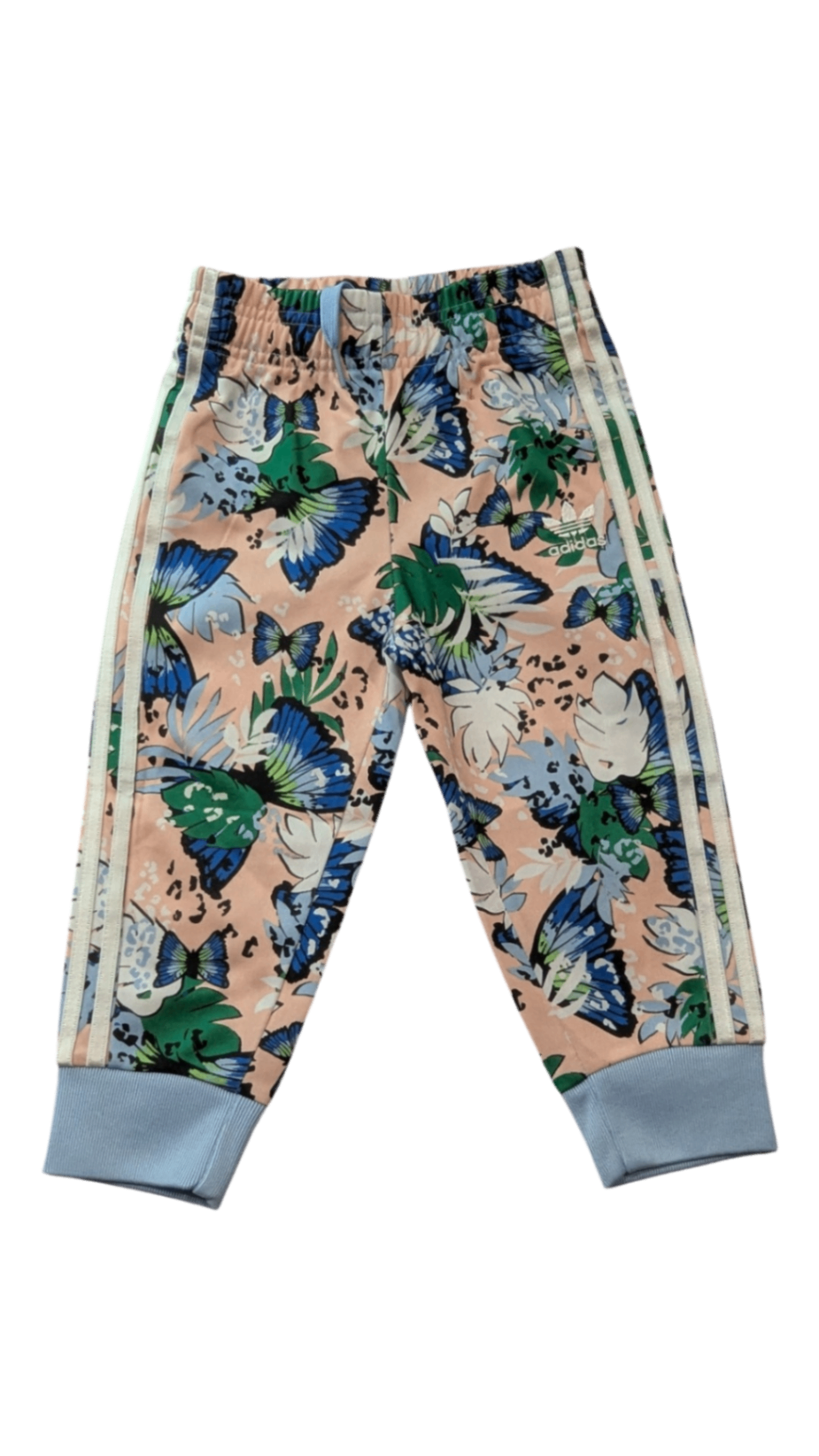 Adidas x Her Pants, Peach multi with blue, green and white, 2
