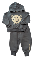 HUX Tracksuit Set, Greyish Blue, 2