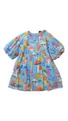 Gorman Kids Dress, Blue, 2-3