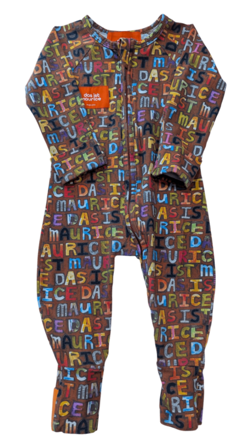 Das Ist Maurice Playsuit, Brown Multicolour, 0