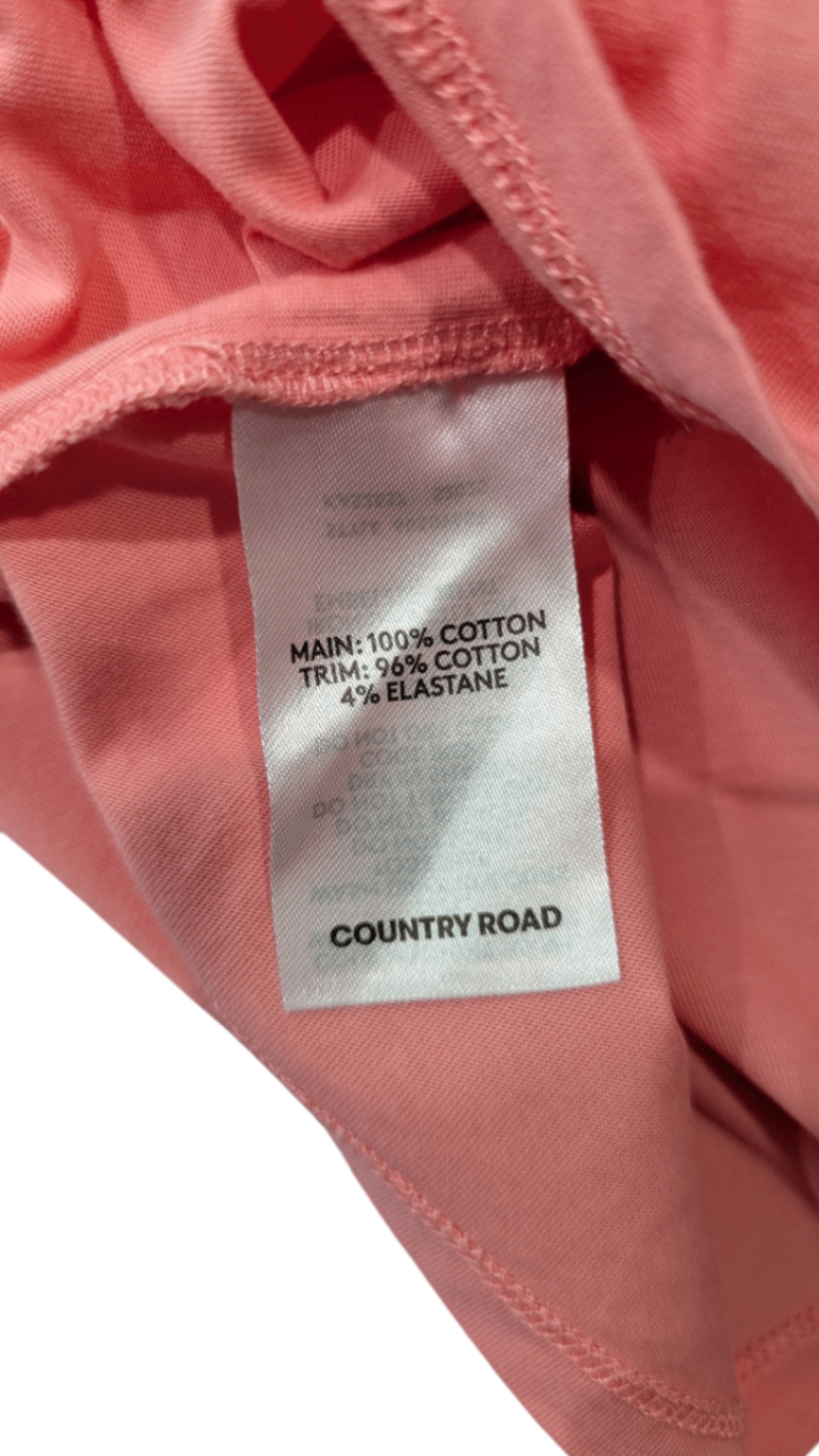 Country Road T-Shirt, Coral, 4