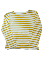 Seed Heritage Long-Sleeve T-Shirt, White and mustard yellow, 10