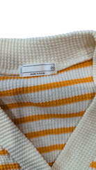 Unknown Cardigan, Cream and orange, M