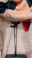 KP&CO Coat, Peach pink and navy, 2-4