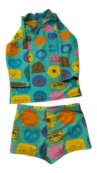 Gorman Playground Swim Shorts, Turquoise multicolour, 2