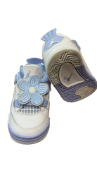 New Balance Sneakers, White and light blue, US 5/EUR 21