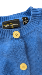 Rock Your Kid Cardigan, Blue, 2